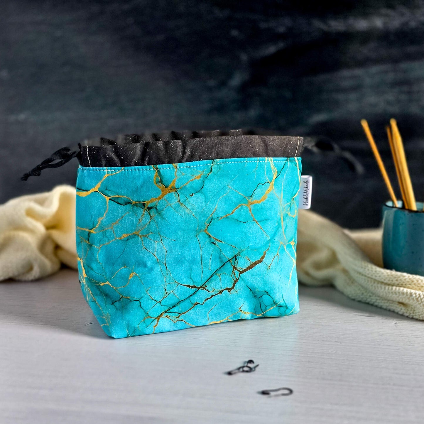 Lyra Bag - Türkises Marmor