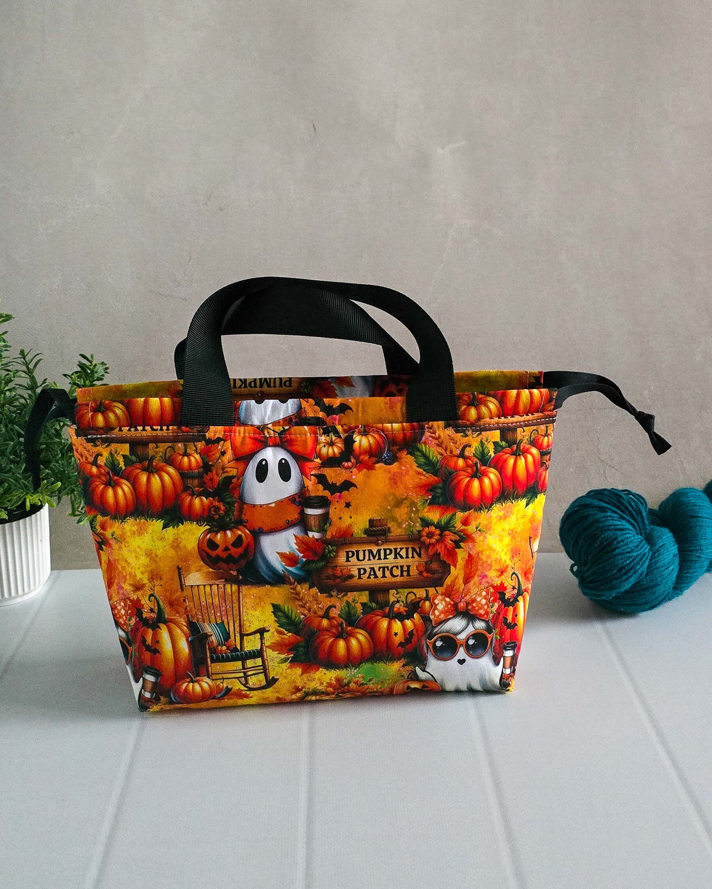 Halloween Projekttaschen – Pumpkin Patch