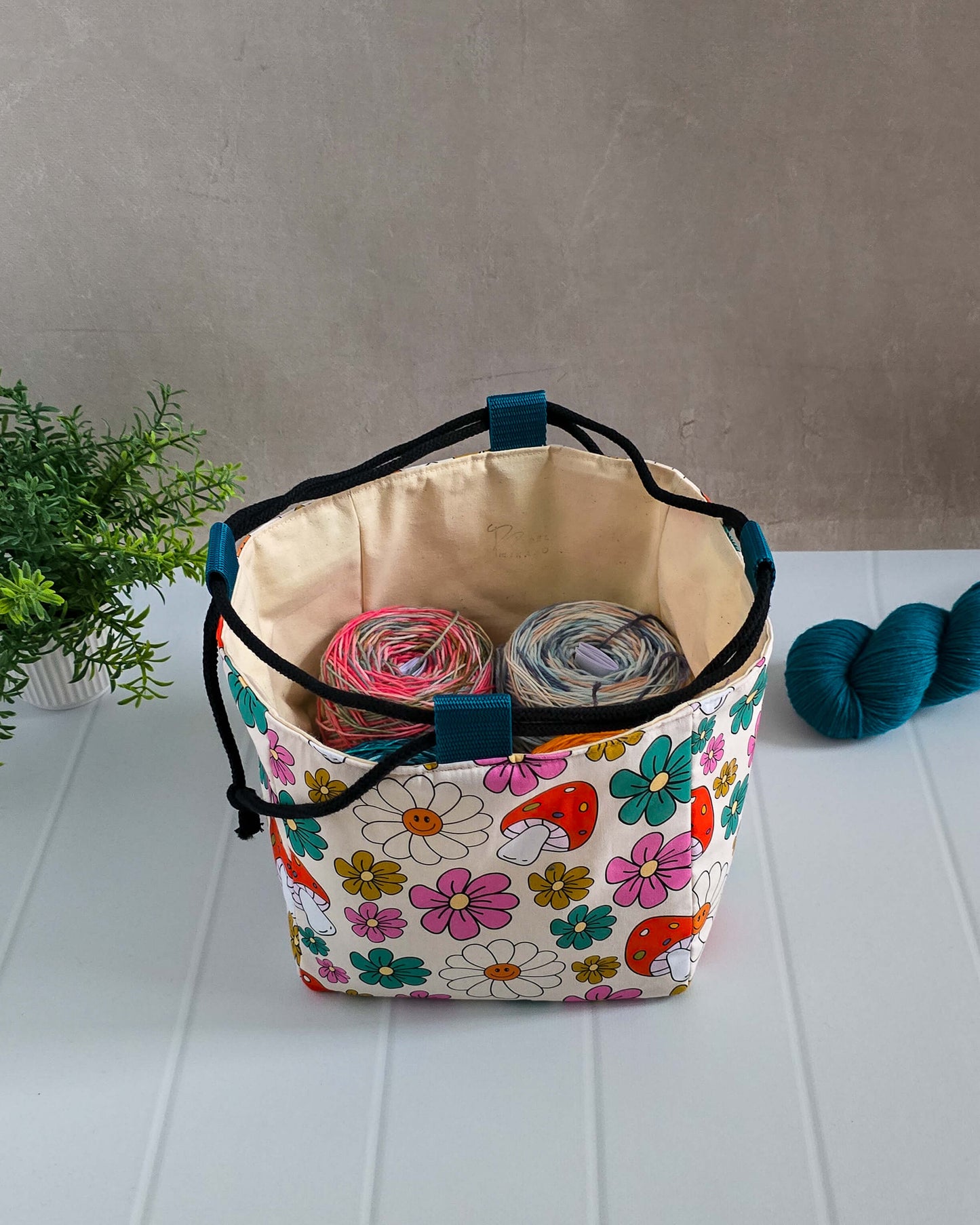 Aska Bag - Sunny Bloom - Rice Bag für stricken