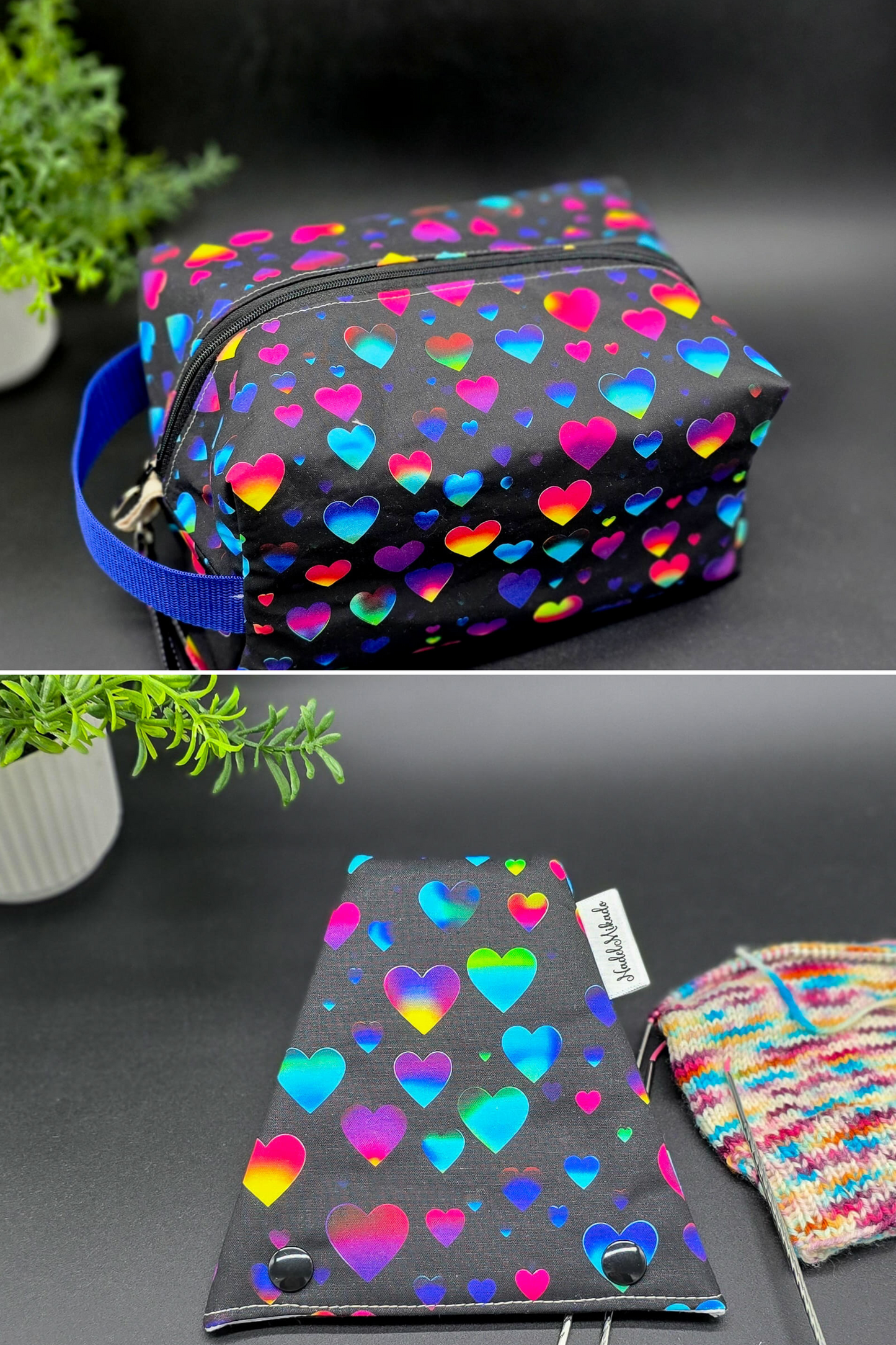 Fenja Bag „Rainbow Love“ & Nadelgarage „Herzgeflüster“