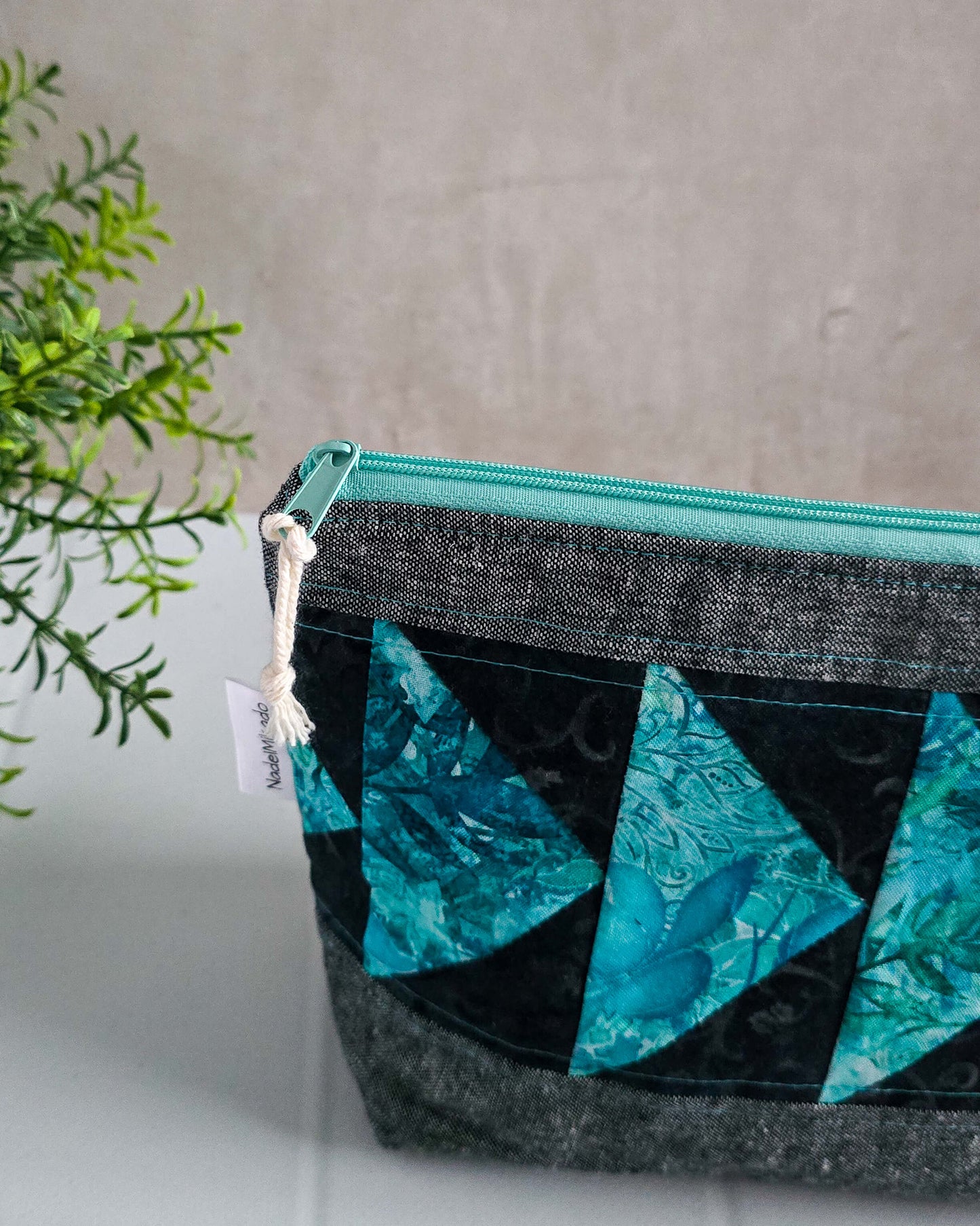 Flying Teal – Nadelmikado Classic Projekttasche S