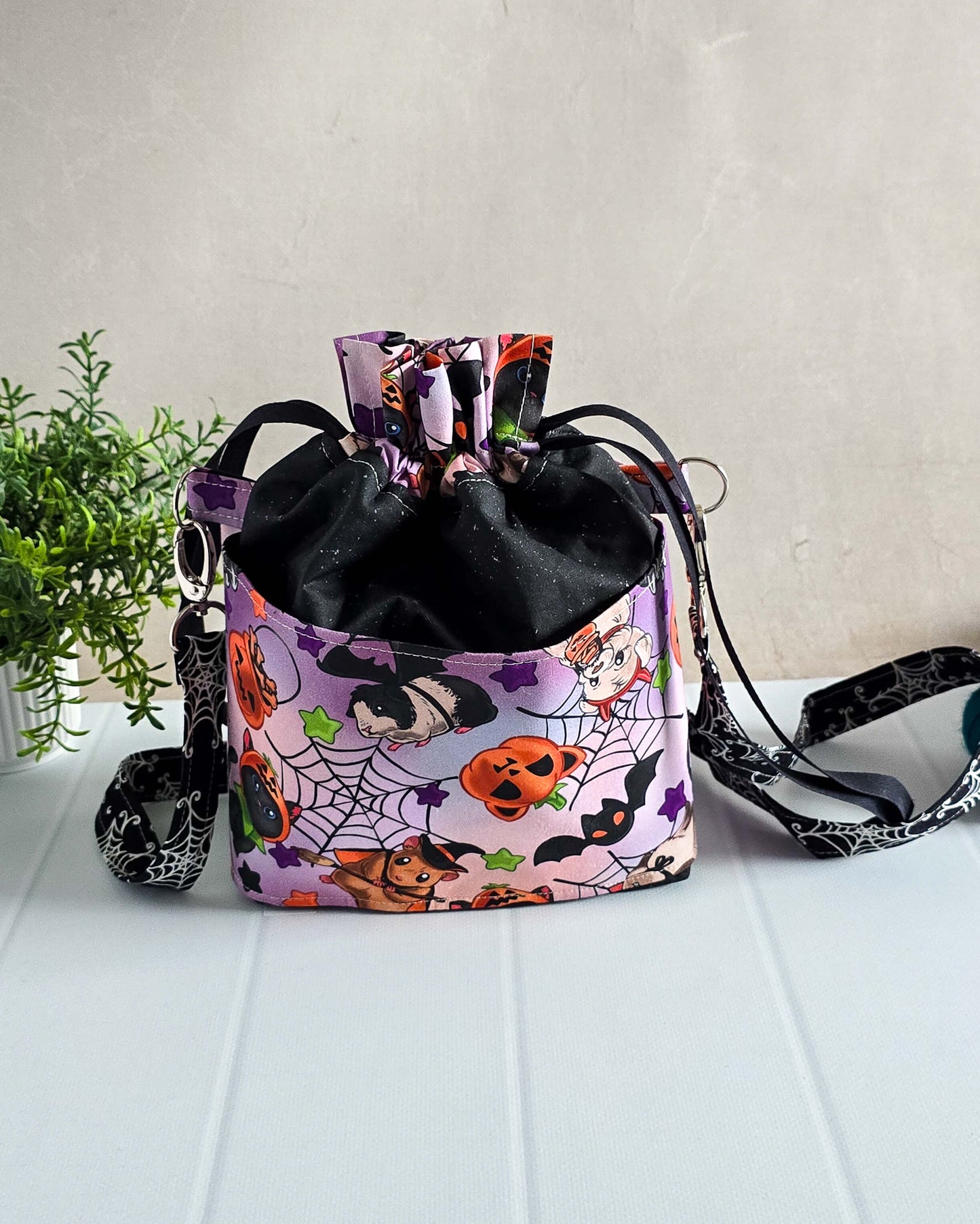 Projekttasche Spooky Pets – Hunde & Katzen im Halloween-Look