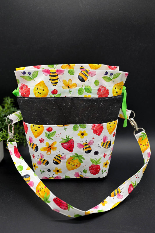 Nadelmikado Huldra Bag Summer Sweet ca. 30×29×10 cm Platz für 300-400 g Wolle Deutschland Bayern