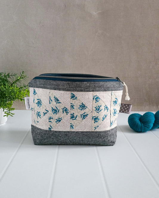 Isvind Bag - Blueberry Flight - Projekttasche für Strickzeug