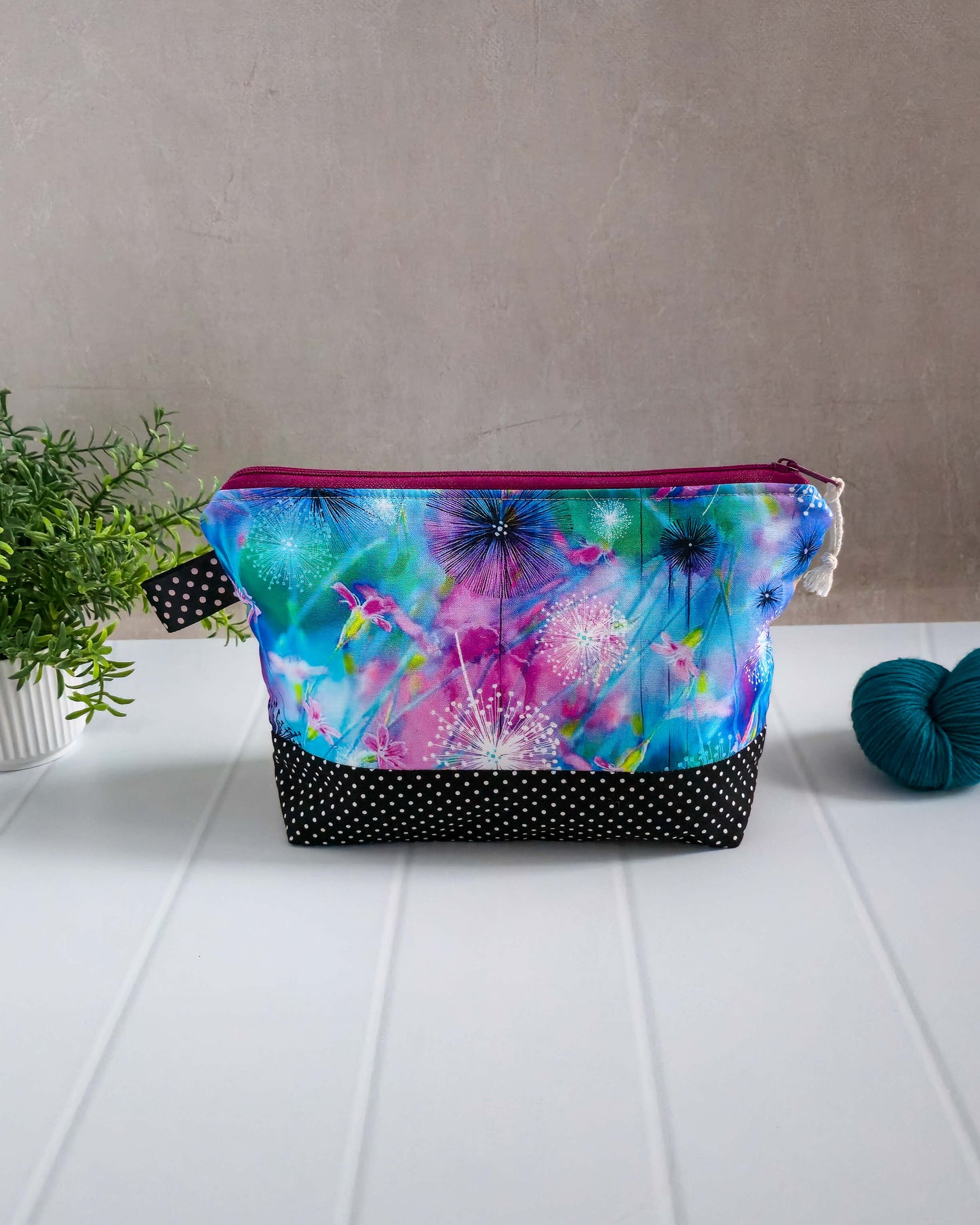 Isvind Bag - Zauberwirbel - Projekttasche für Strickzeug