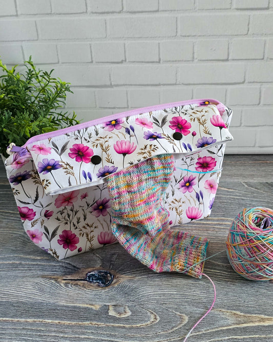 Knit n Keep Projekttasche Blütenpoesie