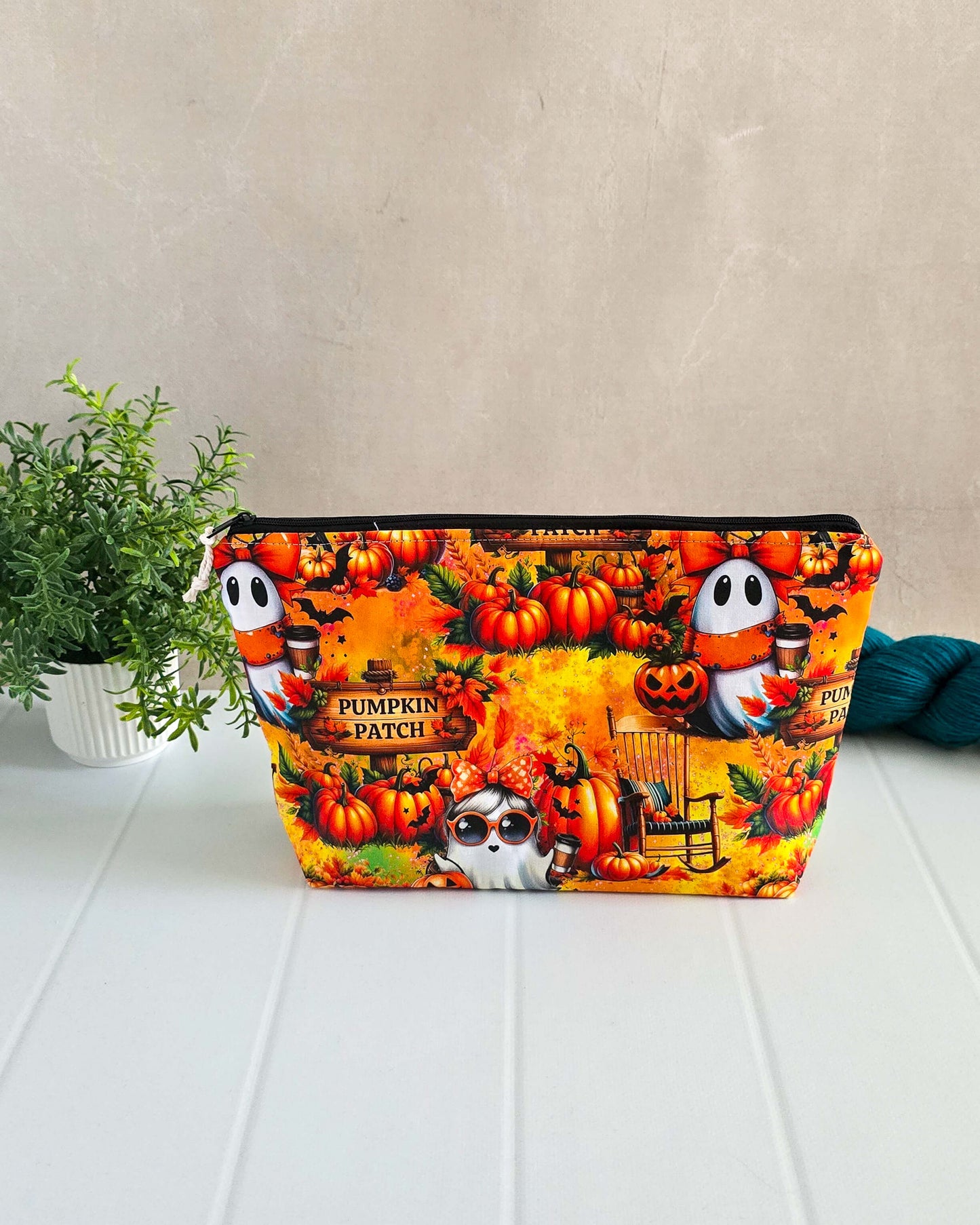 Halloween Projekttaschen – Pumpkin Patch