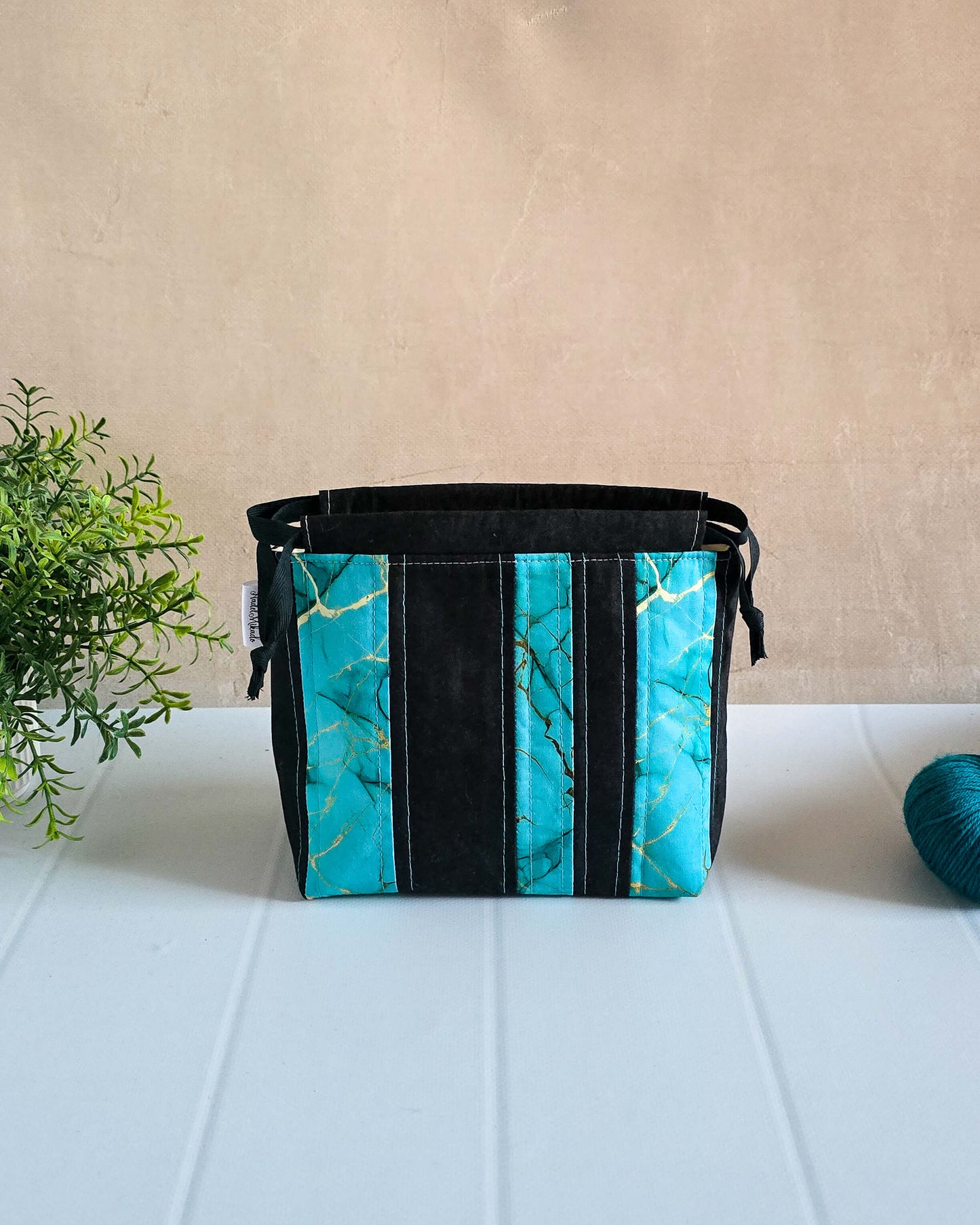 Lyra Bag schwarz Türkis