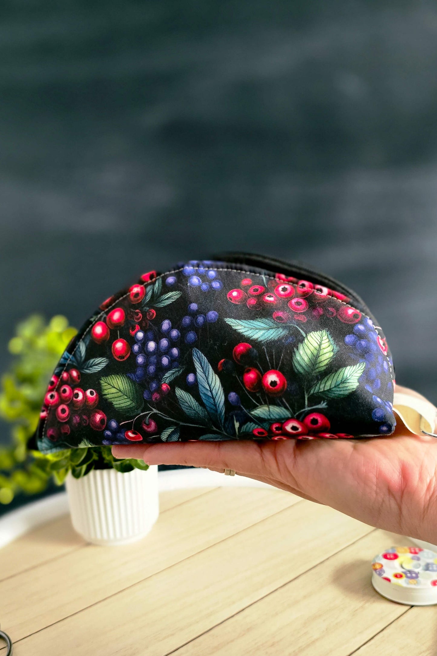 DIY-Tasche mit Schlüsselhaken für Projekttasche oder Rucksack