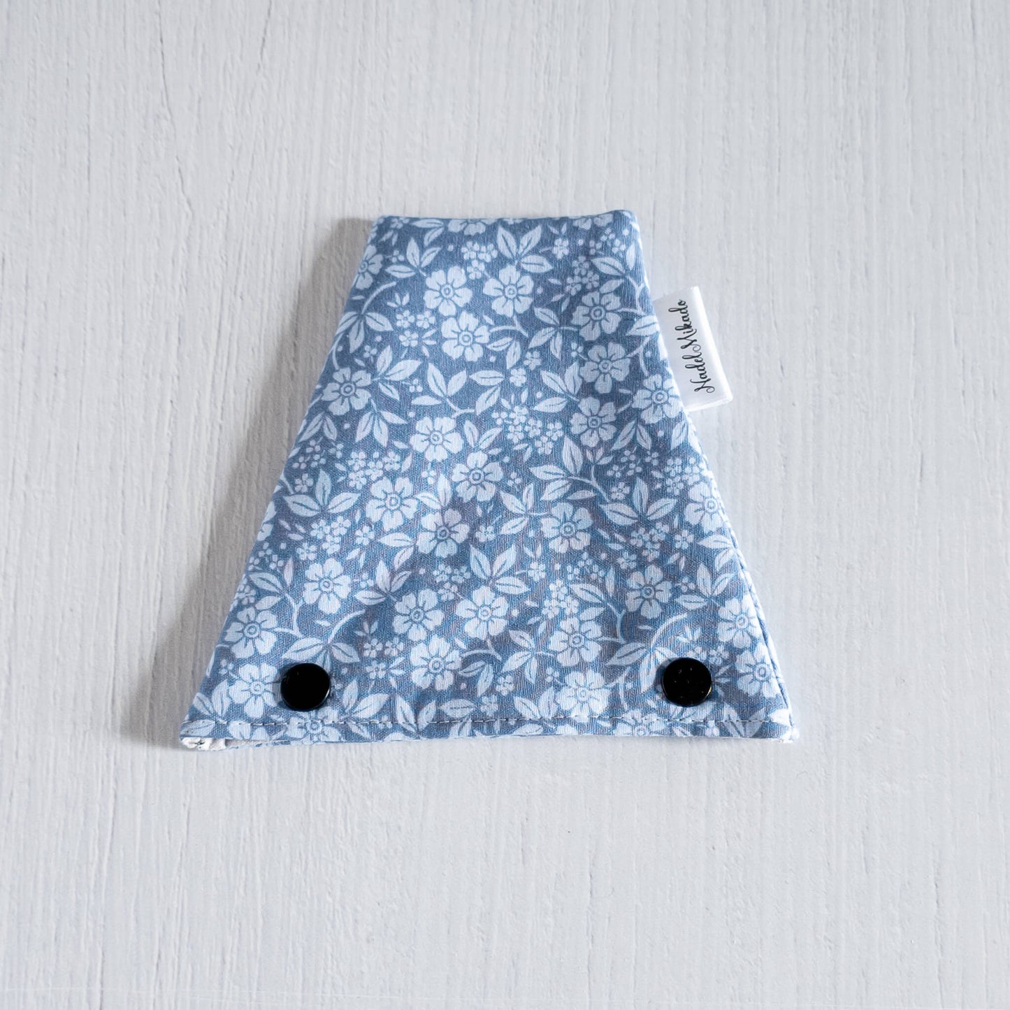 Nadelgarage für Trios | Motiv: Blaue Blumen