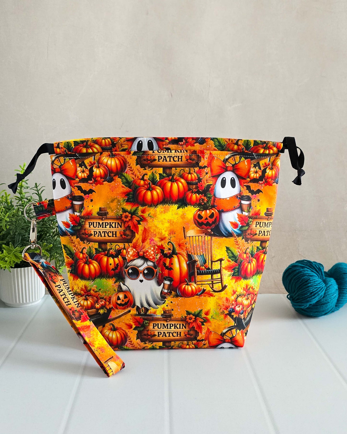 Halloween Projekttaschen – Pumpkin Patch