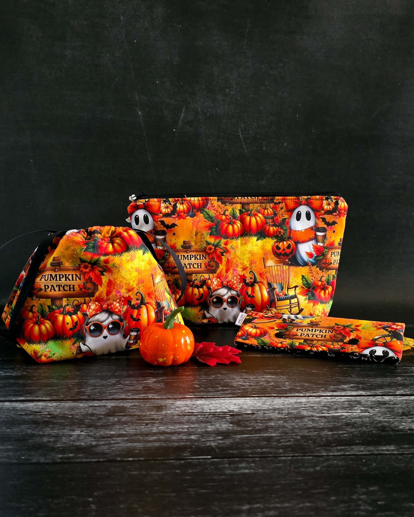 Halloween Projekttaschen – Pumpkin Patch