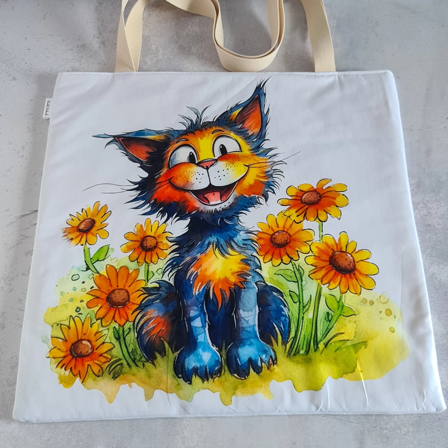 Happy Cat - Tote Bag | Shopper