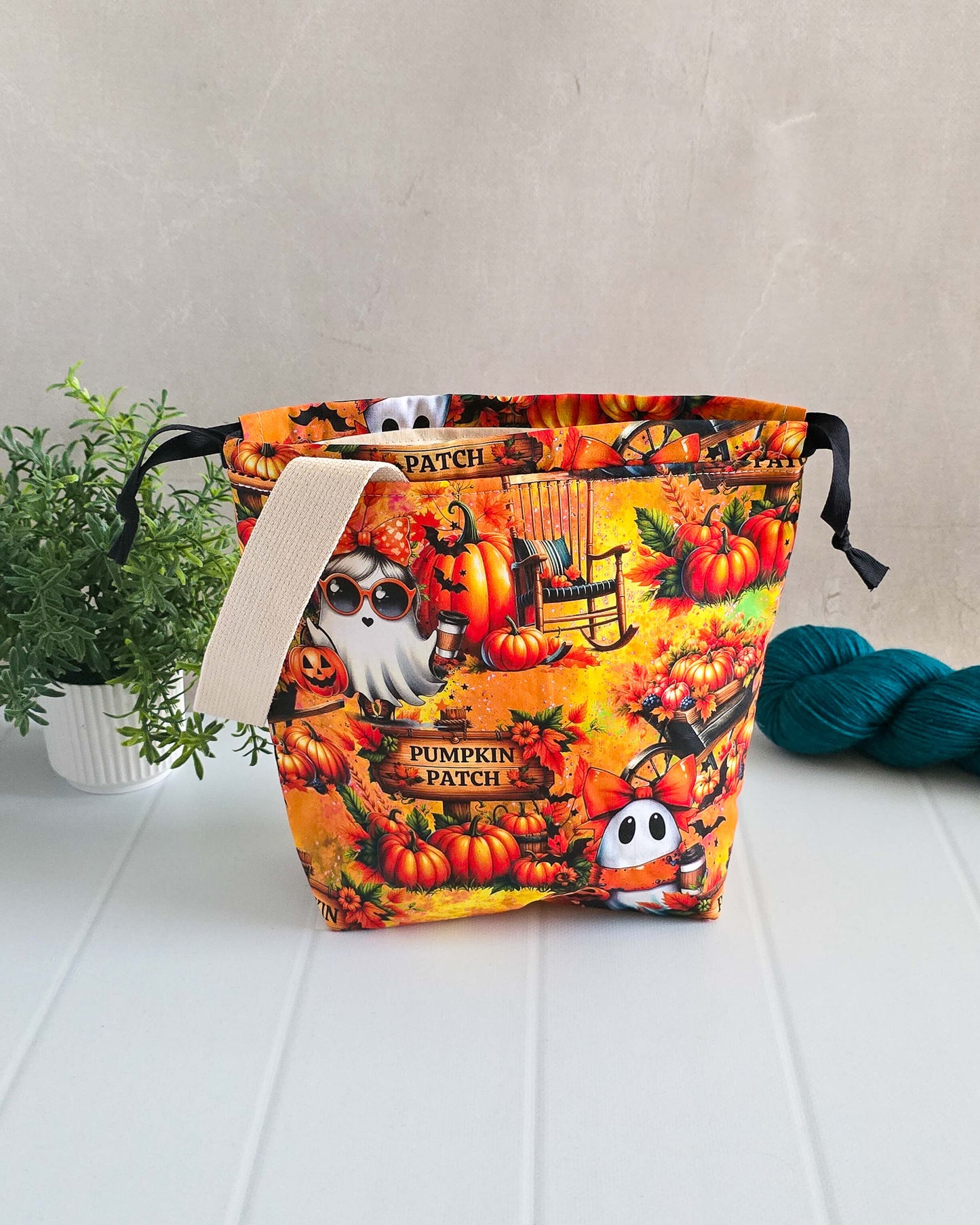 Halloween Projekttaschen – Pumpkin Patch