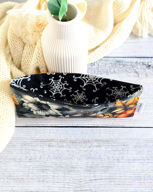 Nadelgarage 15 cm – Handgenähte Aufbewahrung für Nadelspiele mit Blumenmotiv