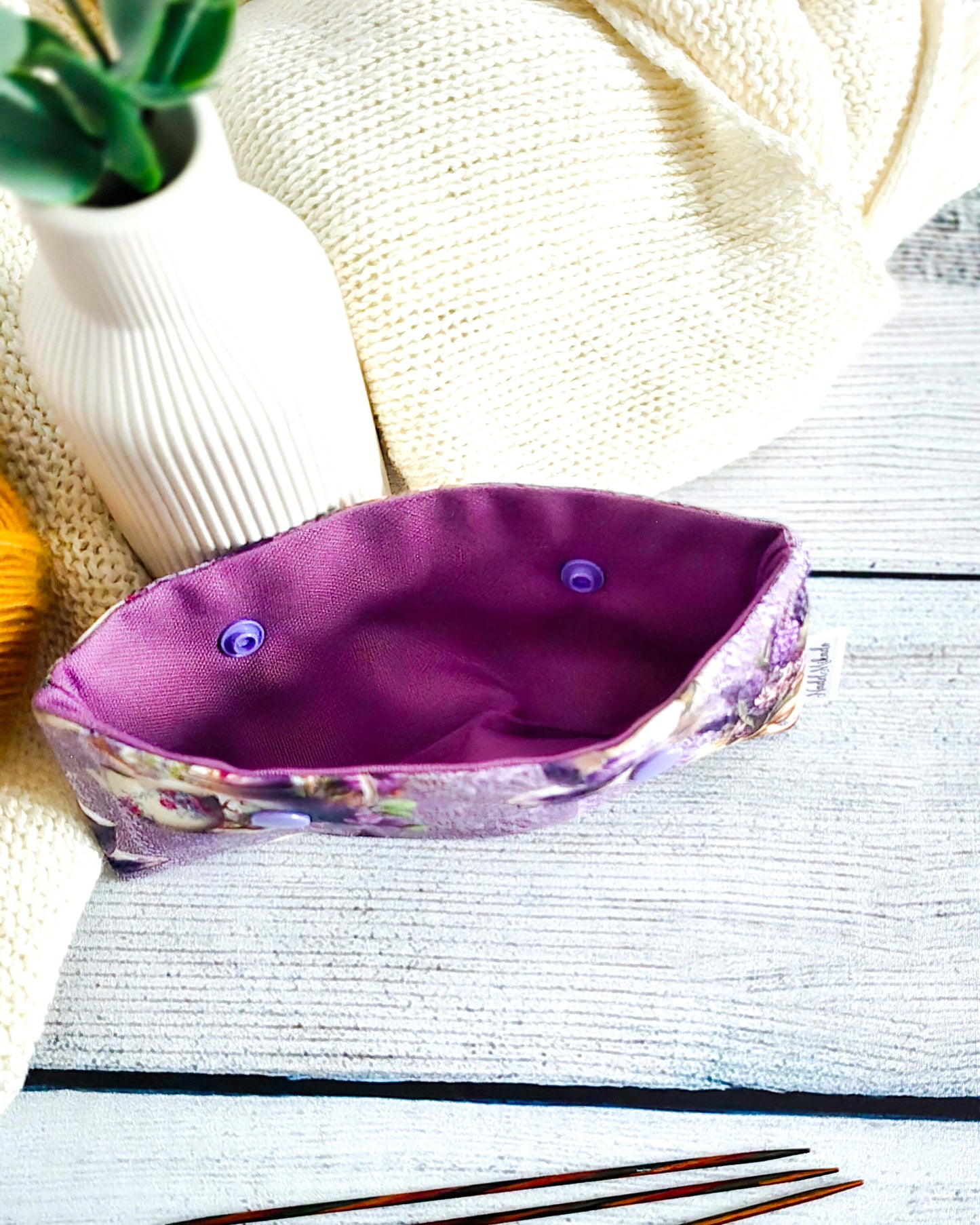 Nadelgarage 15 cm Lavender Tea Cups – handgenäht in Bayern von Nadelmikado