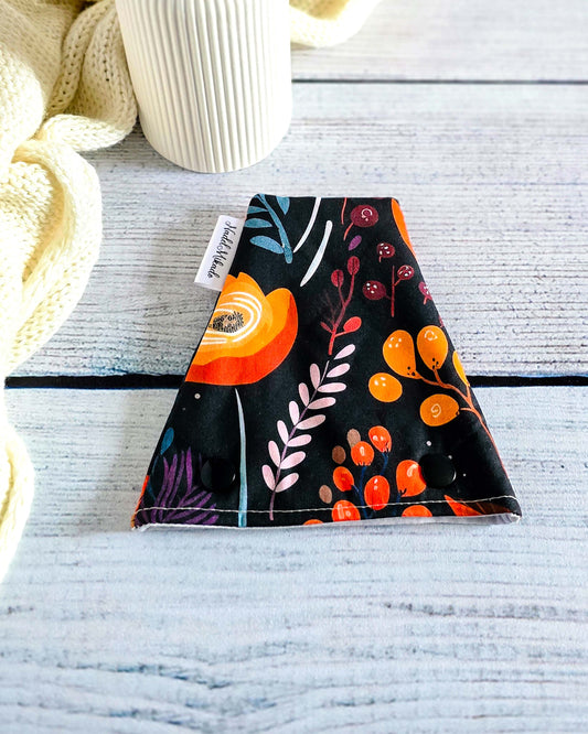 Nadelgarage Trio Autumn Glow – Herbstfarben auf Schwarz, handmade in Bayern von Nadelmikado