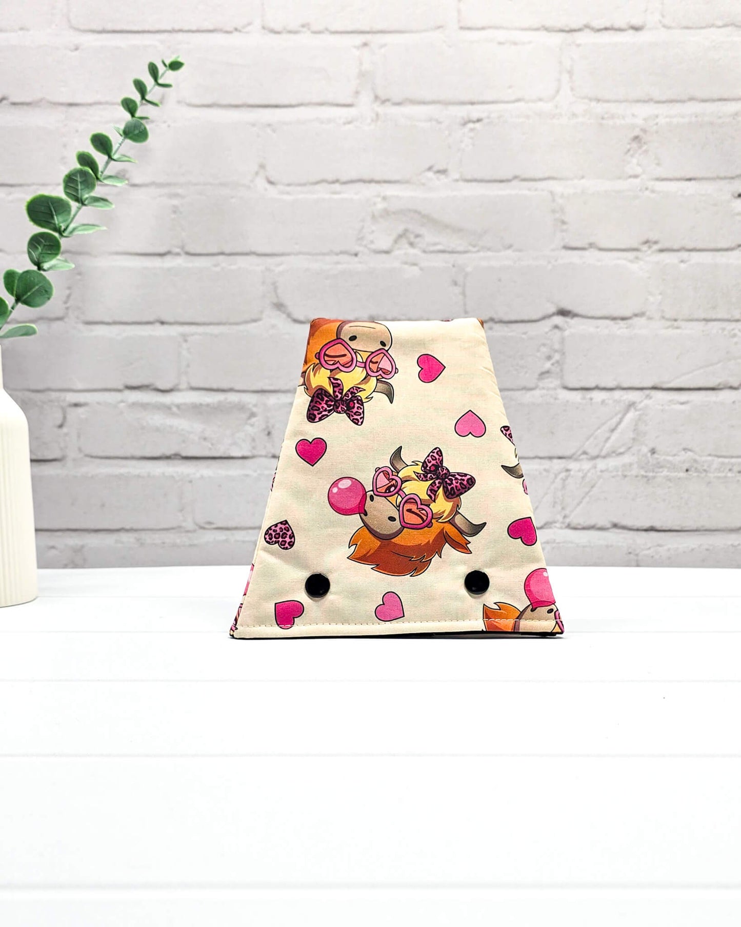 Nadelgarage Trio mit Highland-Motiv - handgenäht in Bayern von Nadelmikado