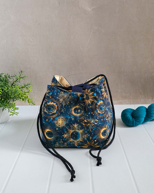 Aska Bag - Celestial Midnight - Projektbeutel für Stricken
