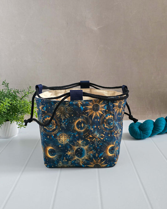 Aska Bag - Celestial Midnight - Projektbeutel für Stricken