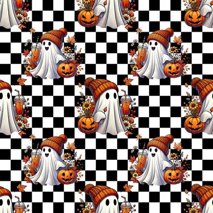 Baumwollstoff Spooky Latte Love - Vorbestellung