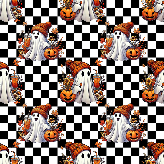 Baumwollstoff Spooky Latte Love - Vorbestellung