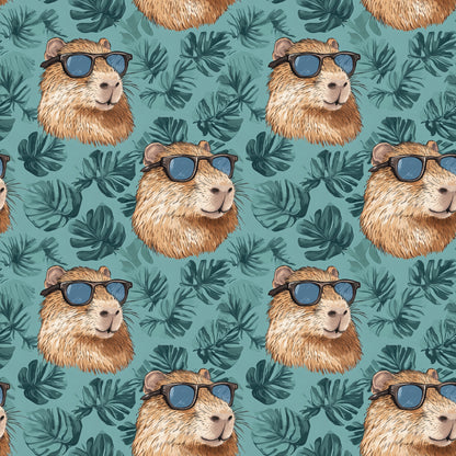 Baumwollstoff Cool Capybara - Vorbestellung