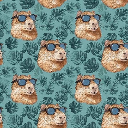 Baumwollstoff Cool Capybara - Vorbestellung