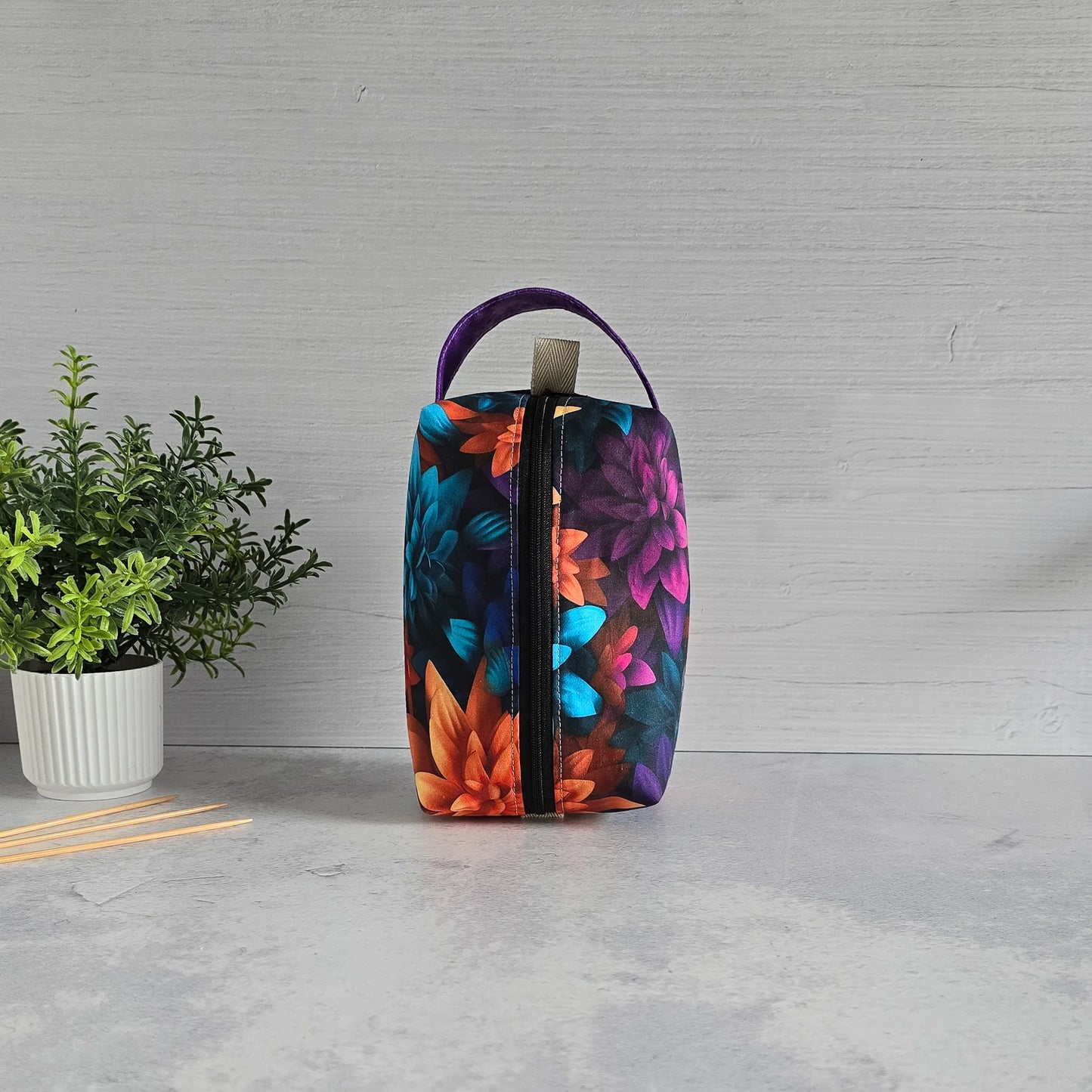 3D Flowers - Boxy Bag Größe S