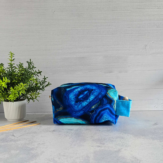 Blau Türkis - Boxy Bag Größe S