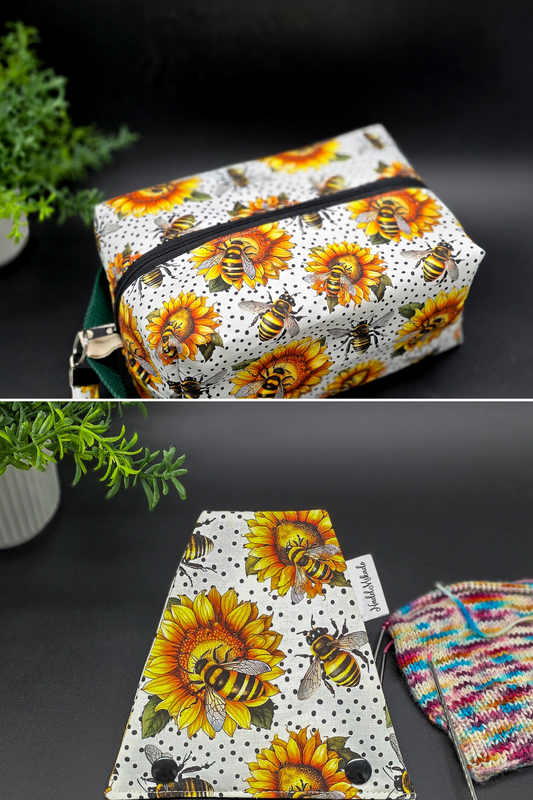 Sonnenzeit fürs Strickzeug – Fenja Bag & Stitch Keeper im Set