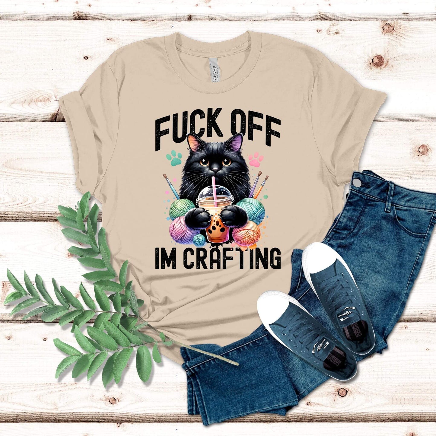 Fuck off  I m Crafting - Unisex T-Shirt