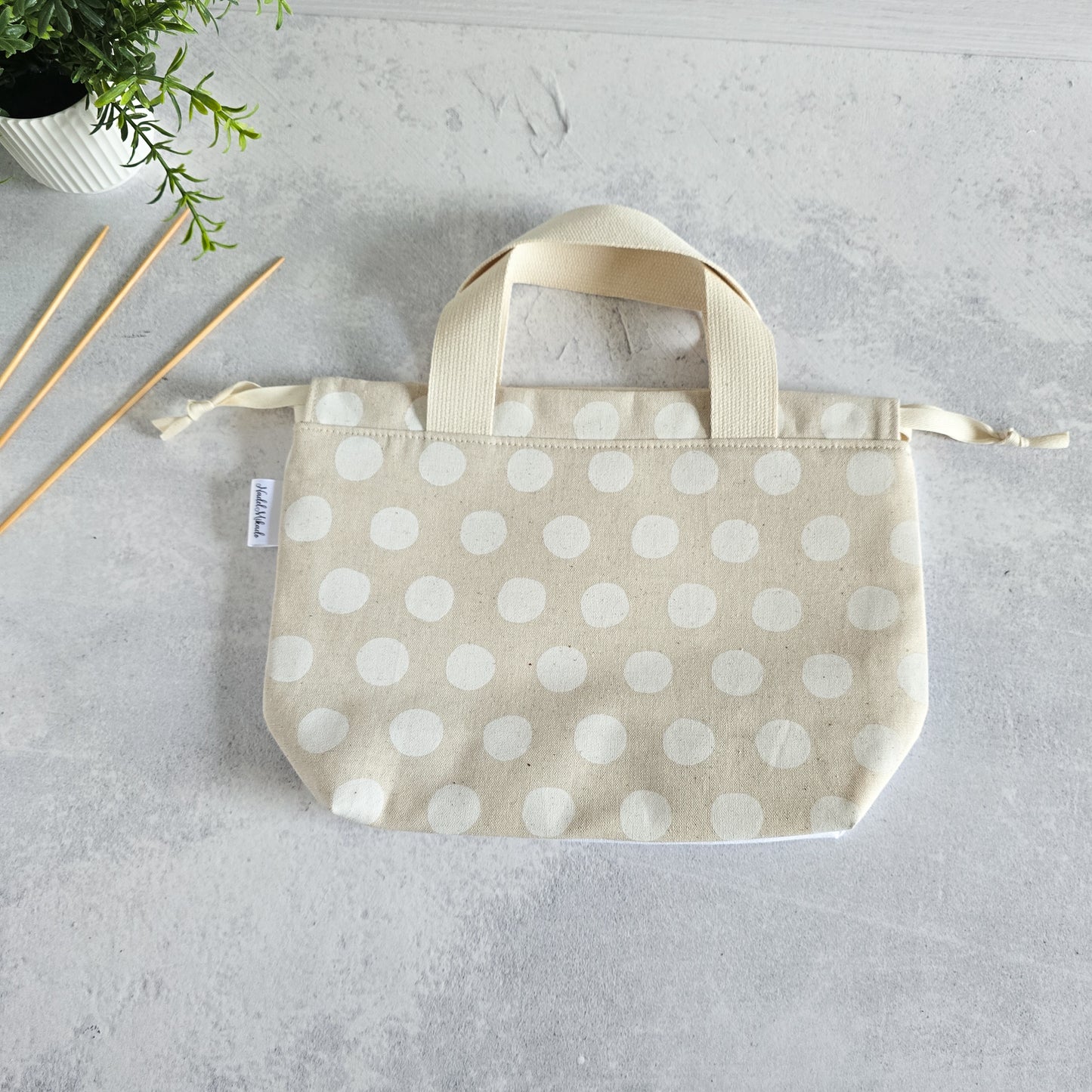 {{ Projekttasche Project bag for knitters Stricktasche Handarbeitstasche Strickprojekttasche knitting project bag}}