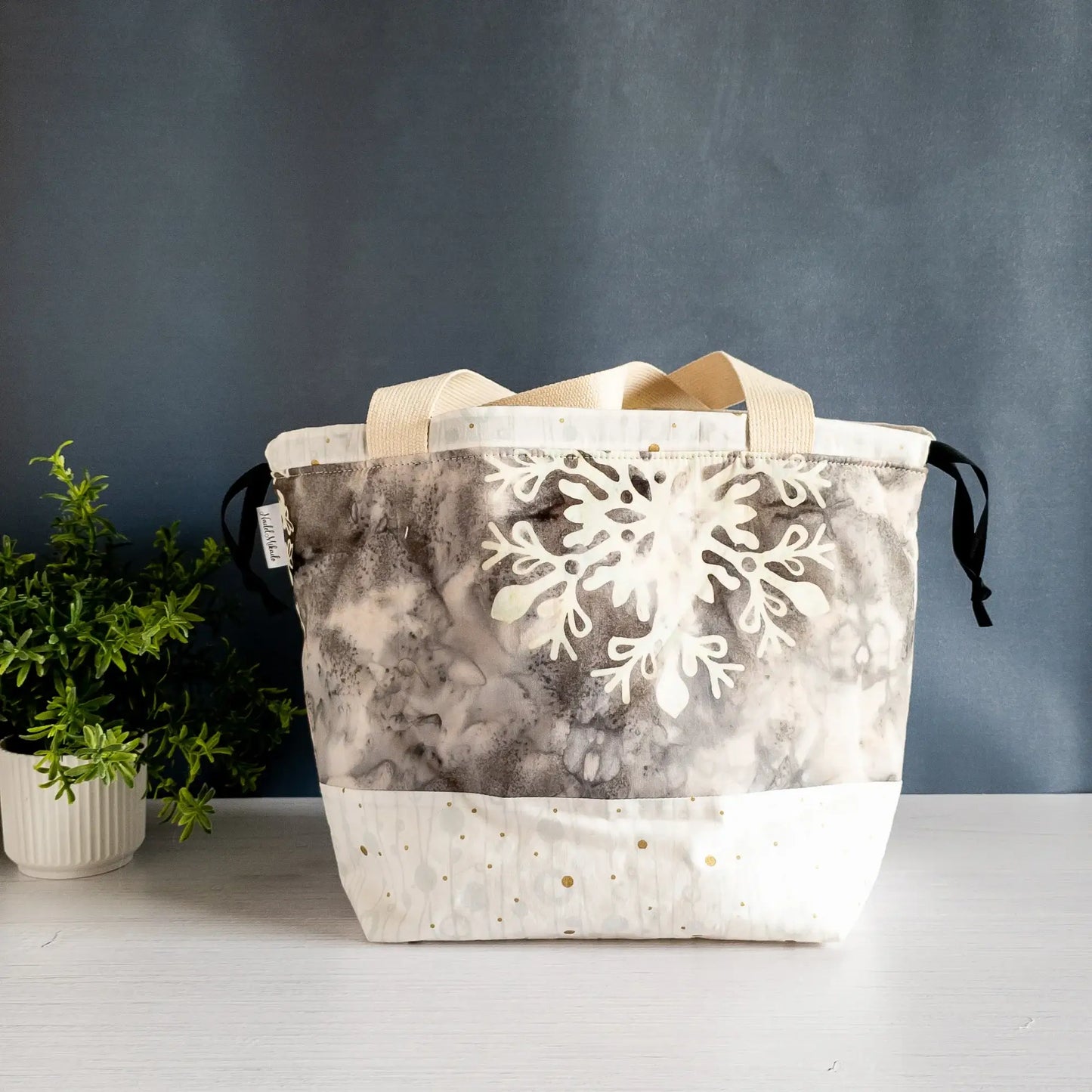 Fieldbag Größe M | Motiv: Batik grau