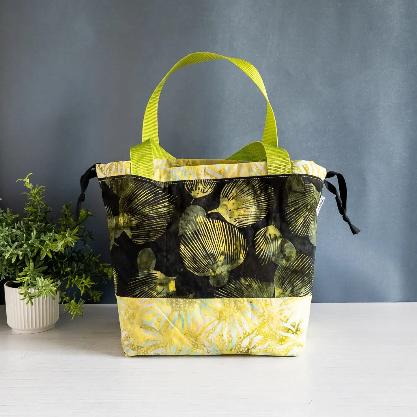 Fieldbag Größe M | Motiv: Batik grün