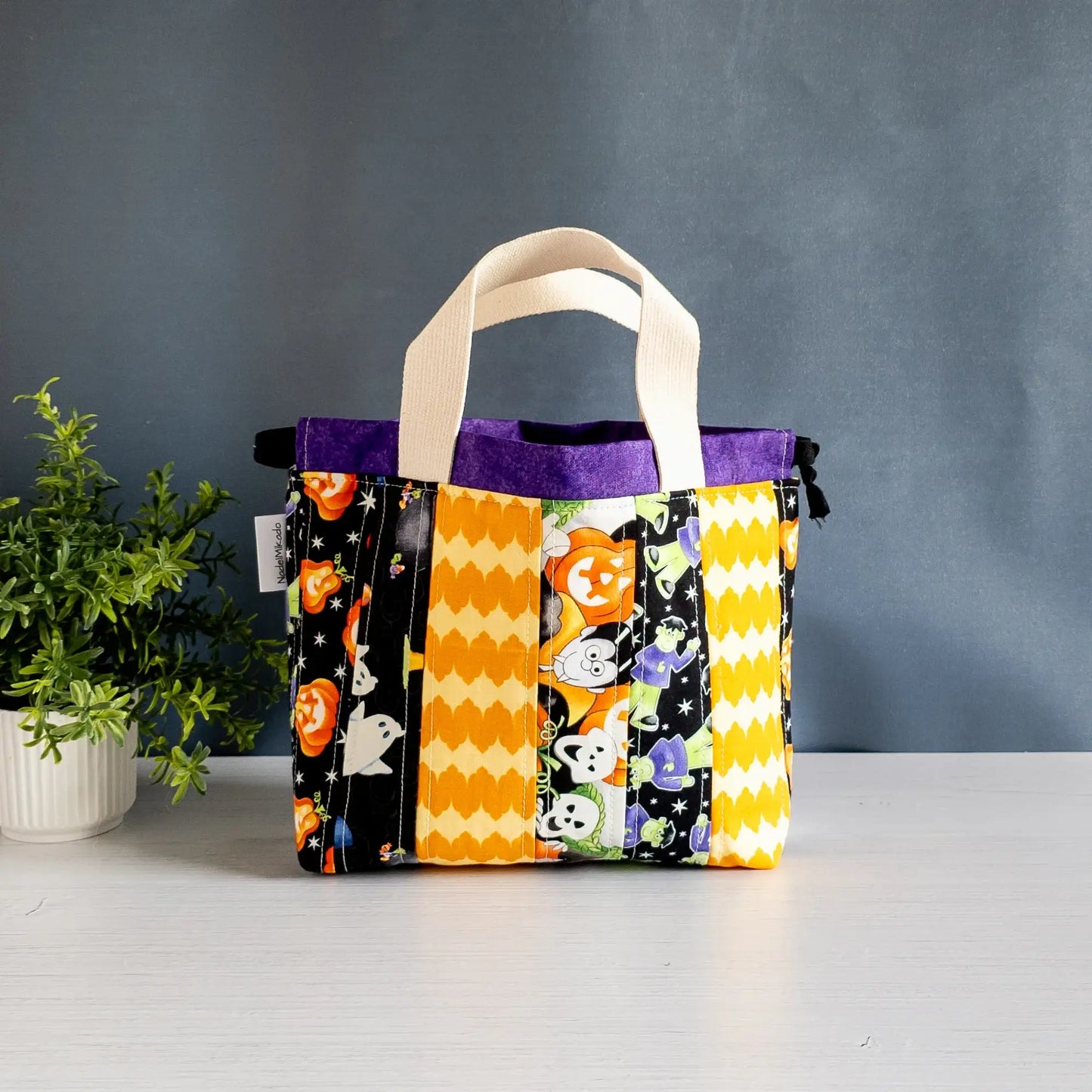 Projekttasche Größe S | Field Bag | Motiv: Halloween Einhorn