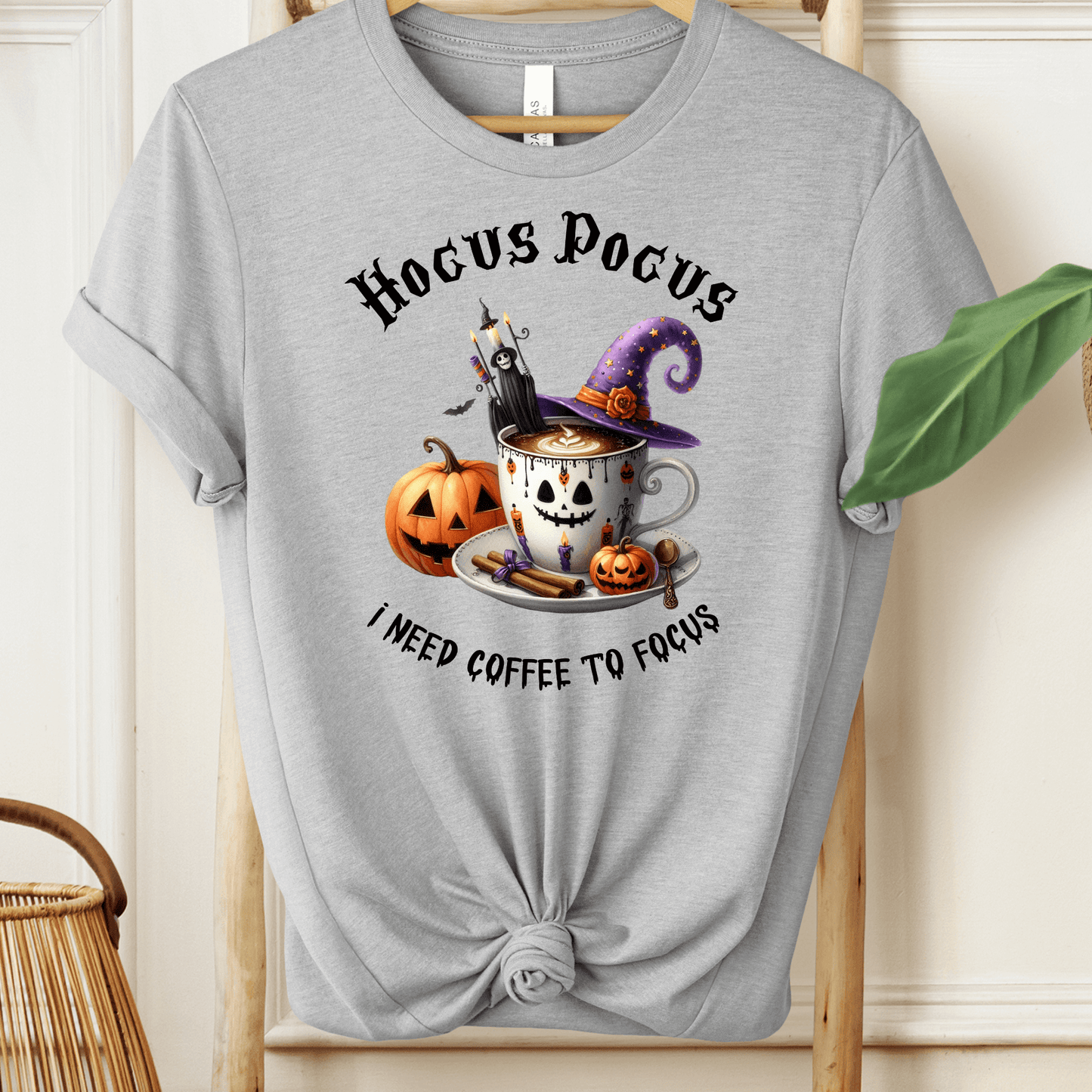 Hocus Pocus I Need Coffee to Focus - Unisex T-Shirt