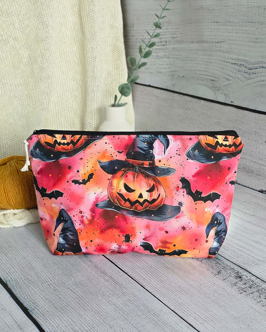 Knit’n Keep Projekttasche „Pumpkin Fire“ – Halloween Edition