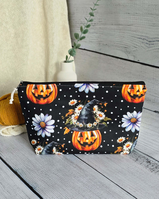 Knit’n Keep Projekttasche „Pumpkin Witch“ – Halloween Edition