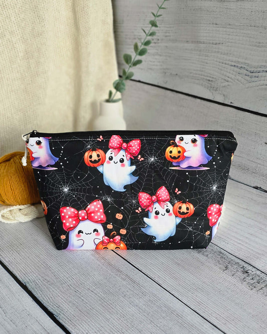 Knit’n Keep Projekttasche „Spooky Bows“ – Halloween Edition
