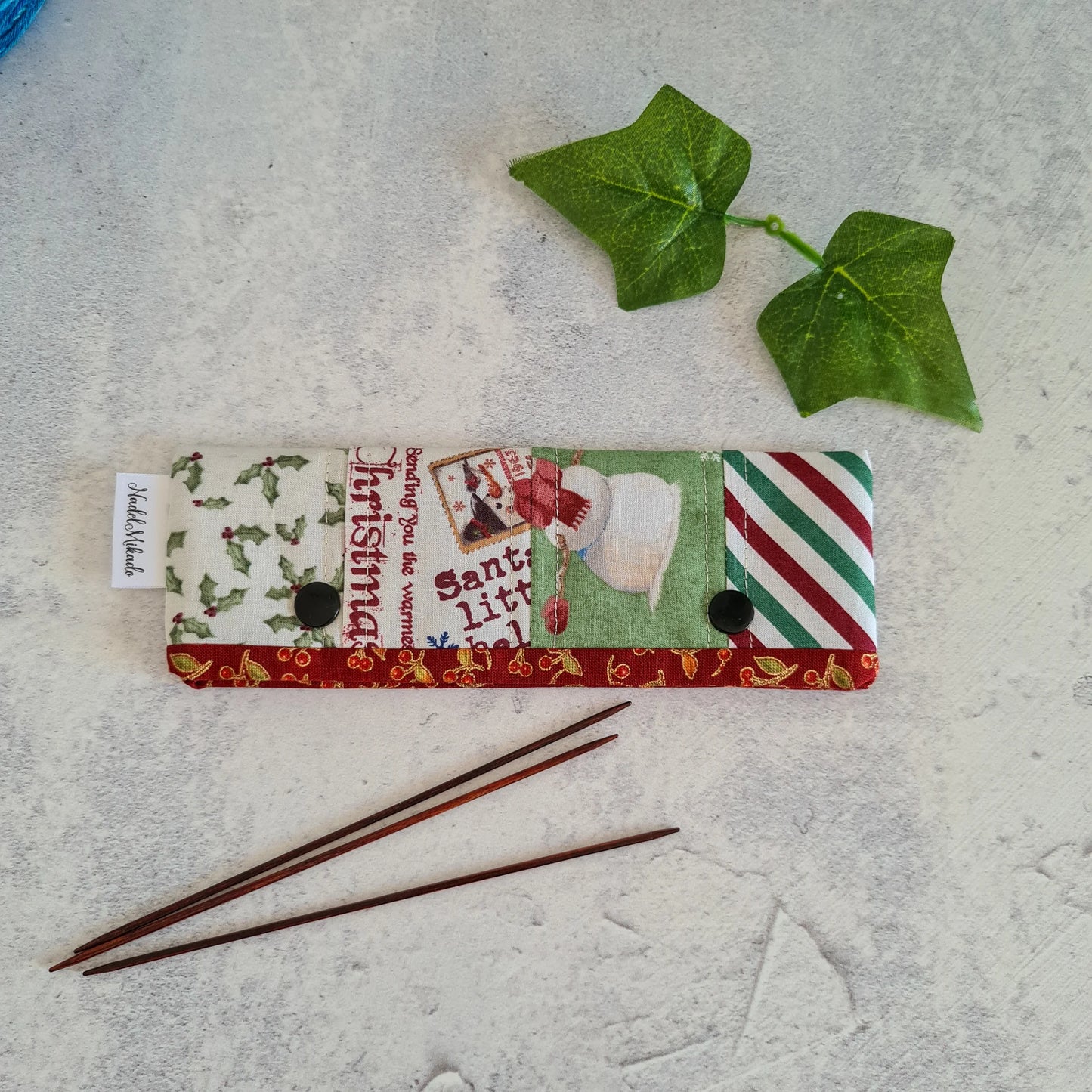 Weihnachten rot, grün - Nadelgarage 15cm Nadelspiel