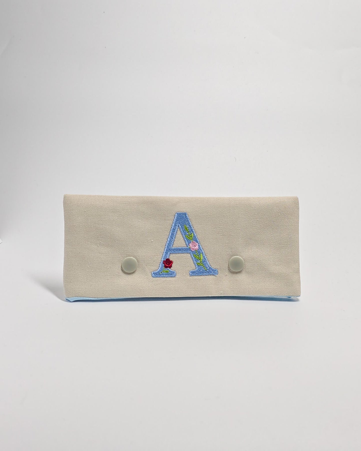 Nadelgarage Monogramm - Hellblau