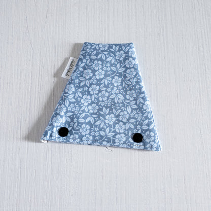 Nadelgarage für Trios | Motiv: Blaue Blumen