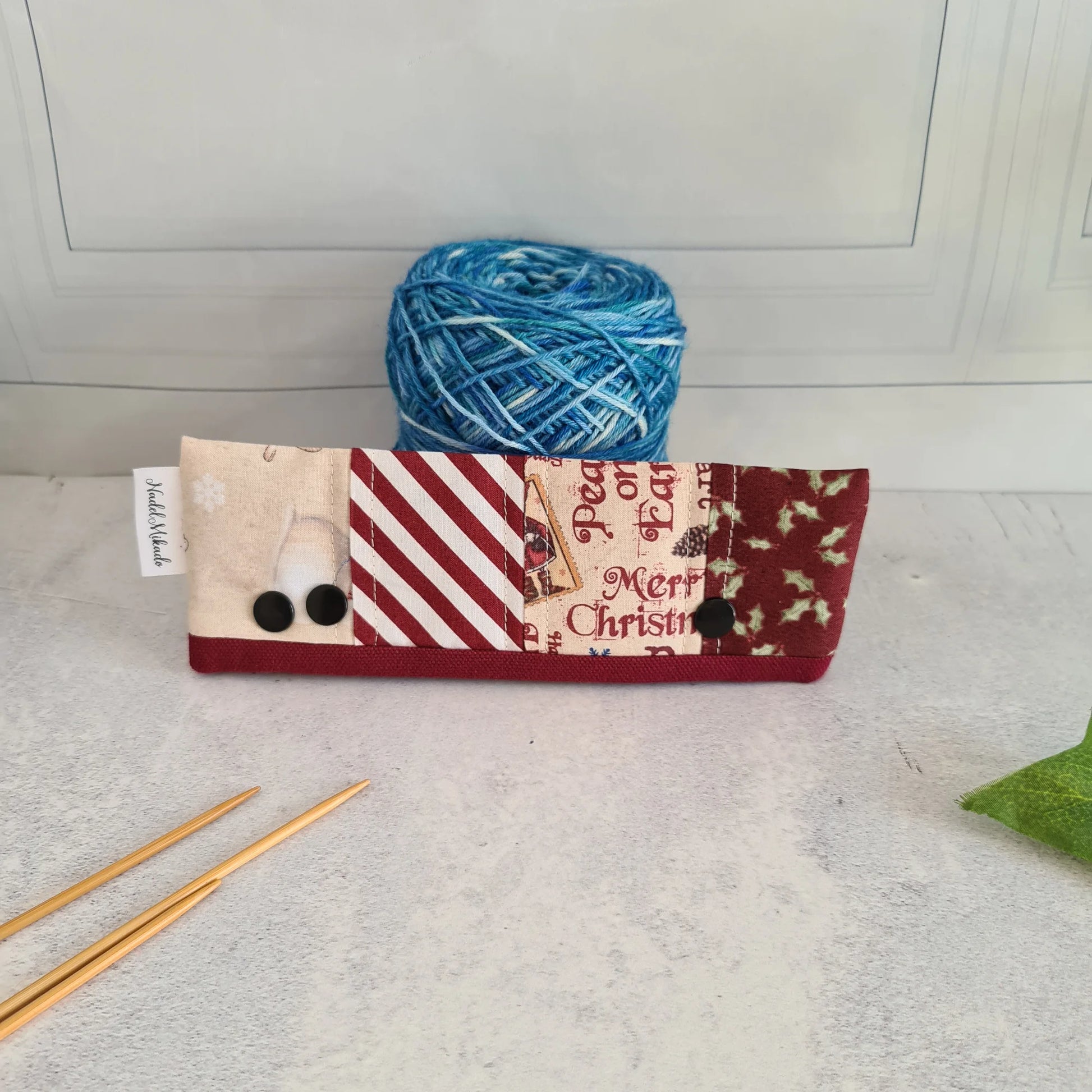 {{ Projekttasche Project bag for knitters Stricktasche Handarbeitstasche Strickprojekttasche knitting project bag}}