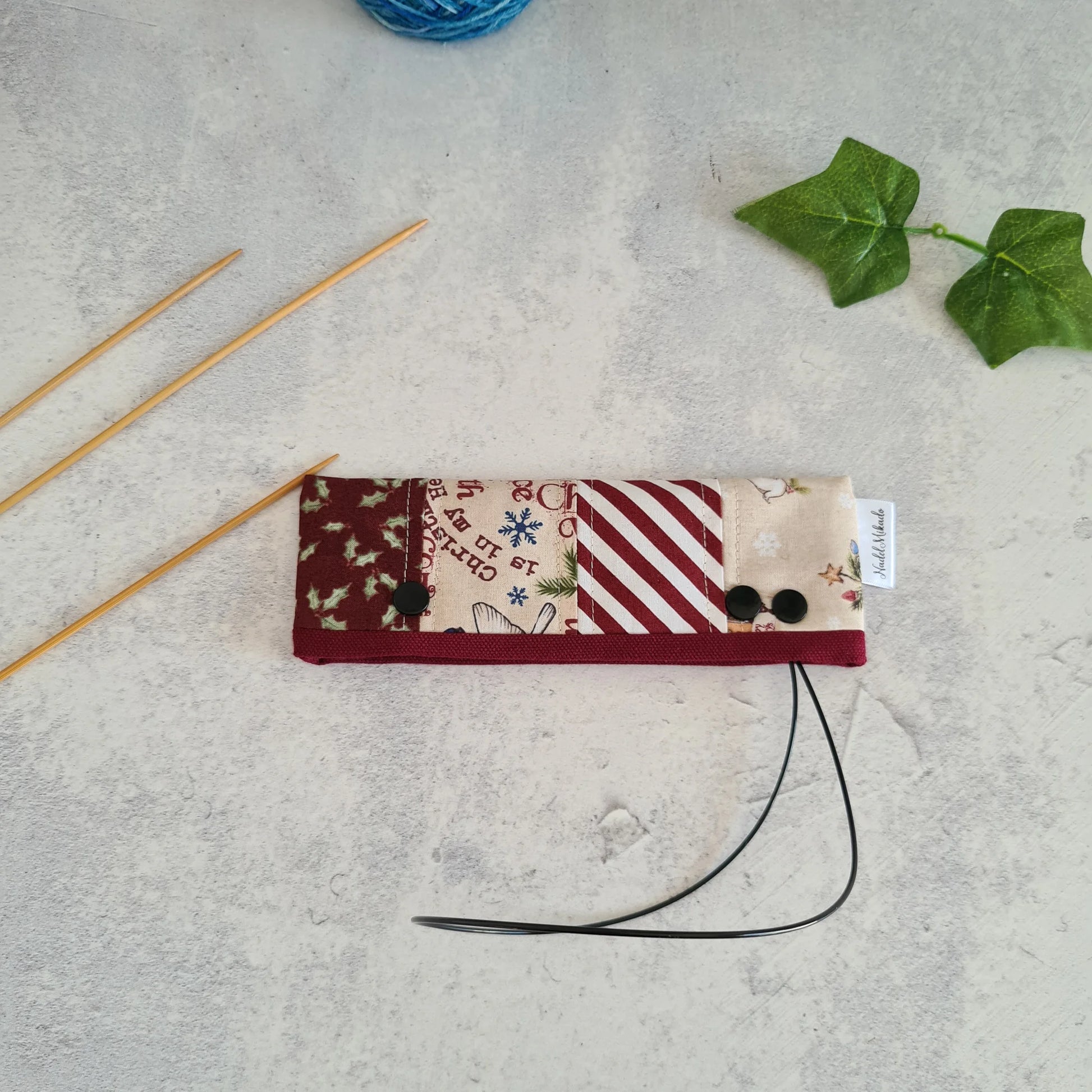 {{ Projekttasche Project bag for knitters Stricktasche Handarbeitstasche Strickprojekttasche knitting project bag}}