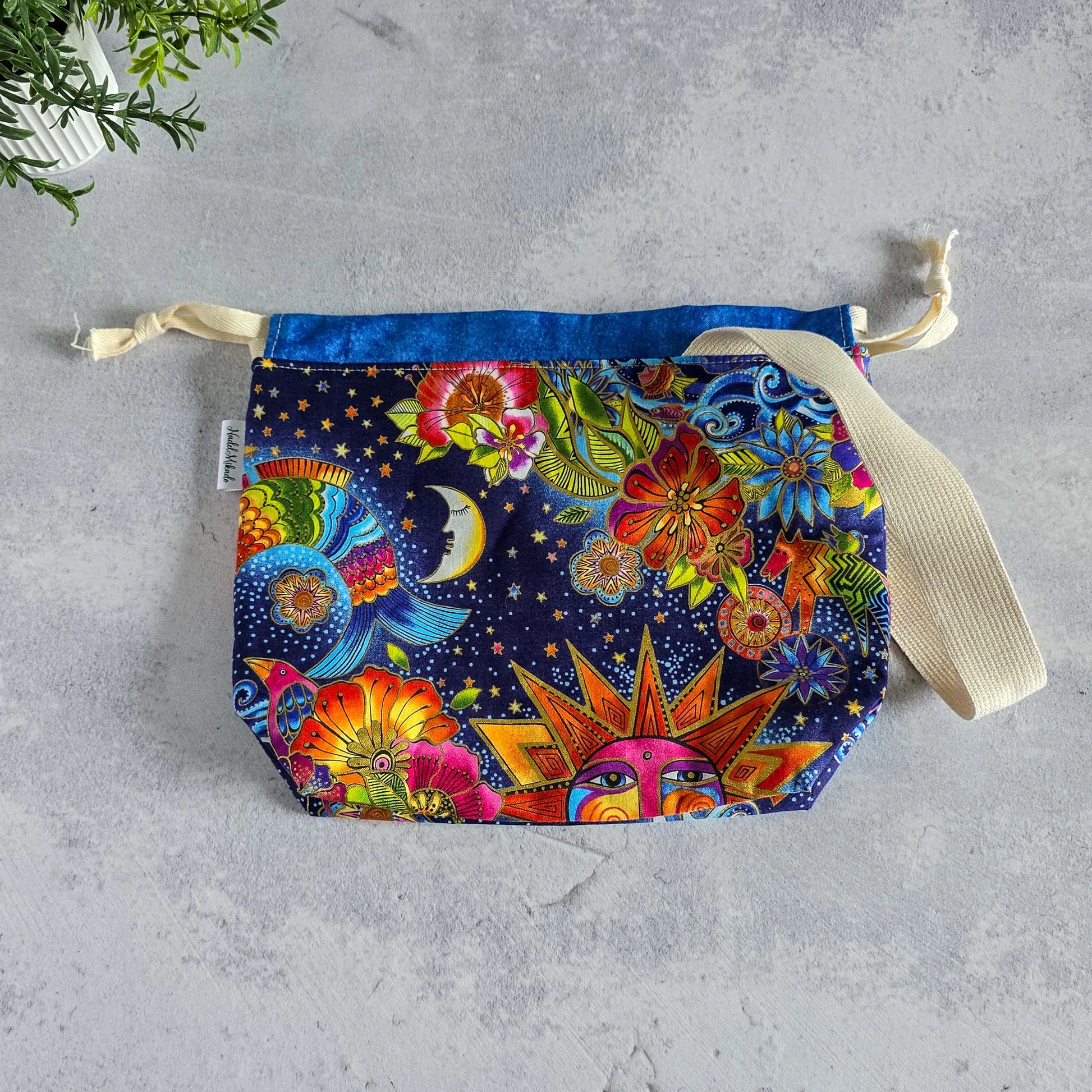 {{ Projekttasche Project bag for knitters Stricktasche Handarbeitstasche Strickprojekttasche knitting project bag}}