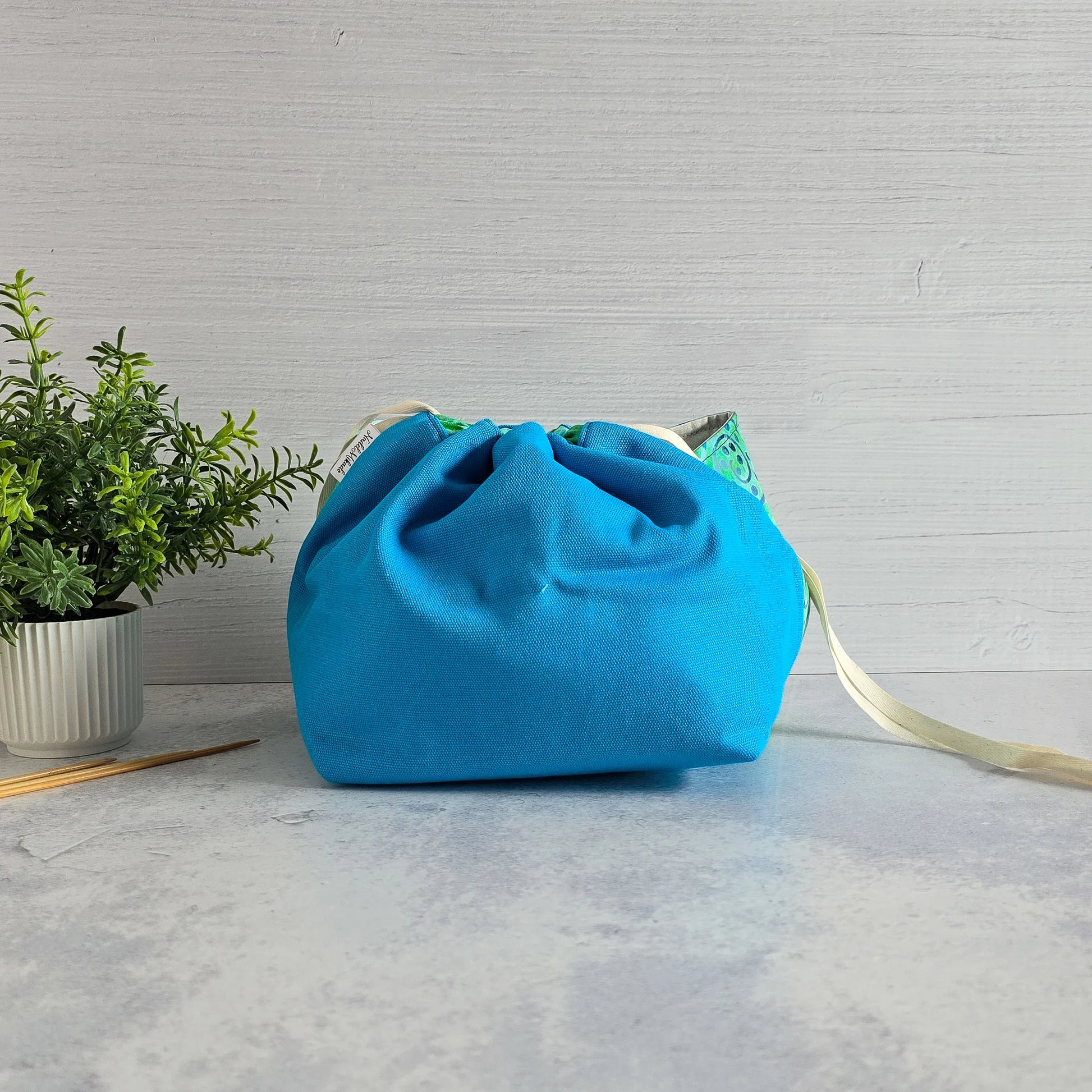 {{ Projekttasche Project bag for knitters Stricktasche Handarbeitstasche Strickprojekttasche knitting project bag}}