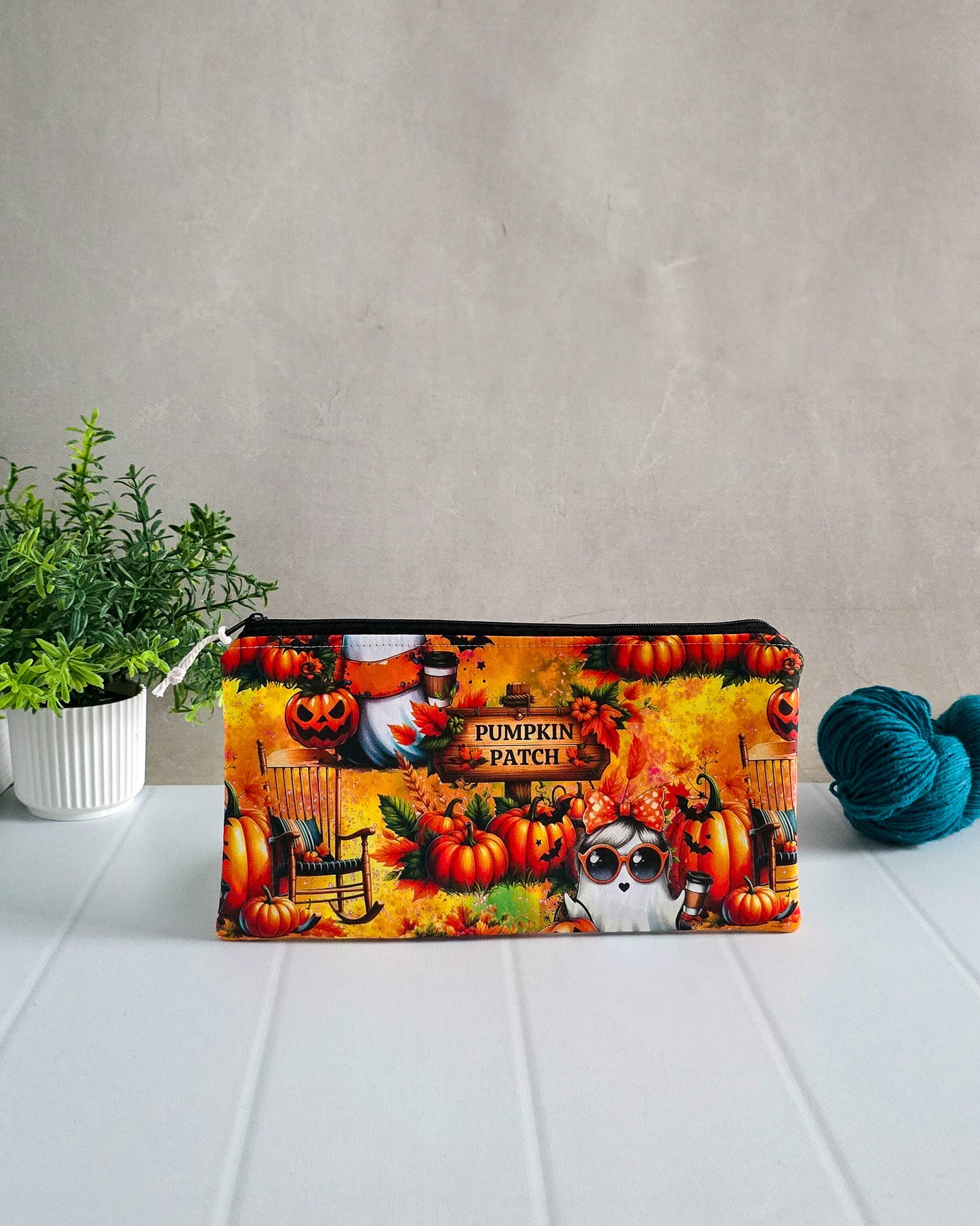 Halloween Projekttaschen – Pumpkin Patch
