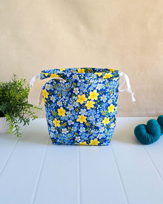 Tuva Bag – Blomsterblau