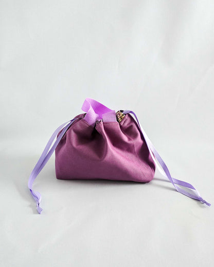 Alva Bag Berry Canvas & Lavender Tea Cups – handgenähte Projektbeutel aus Bayern von Nadelmikado